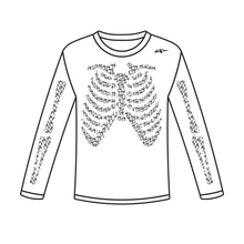 Load image into Gallery viewer, White Skelly Thermal