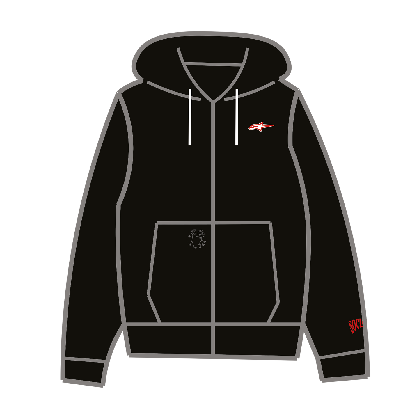 StarKid Jr Zip Up (GULLY)