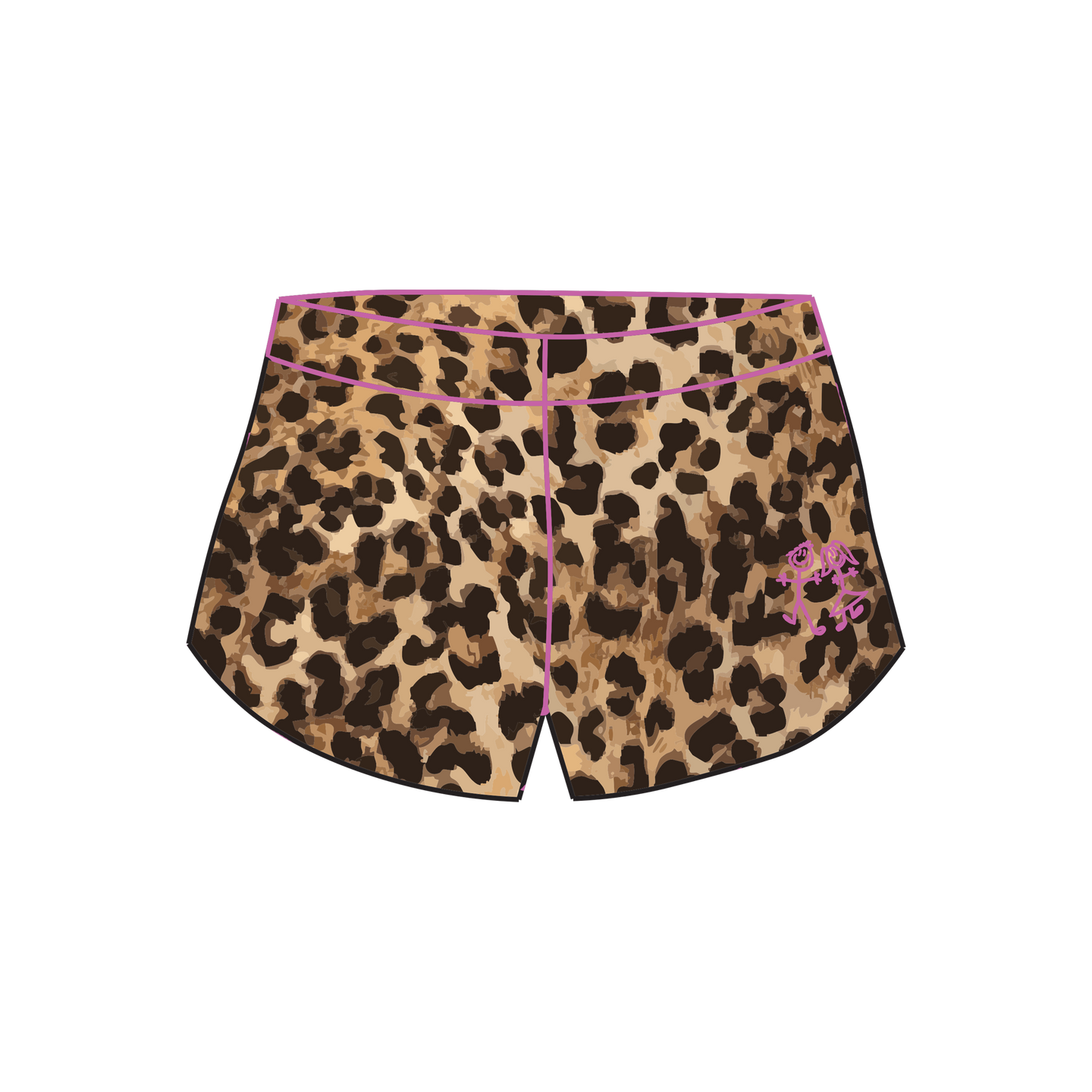 Cheetah Booteh Shorts