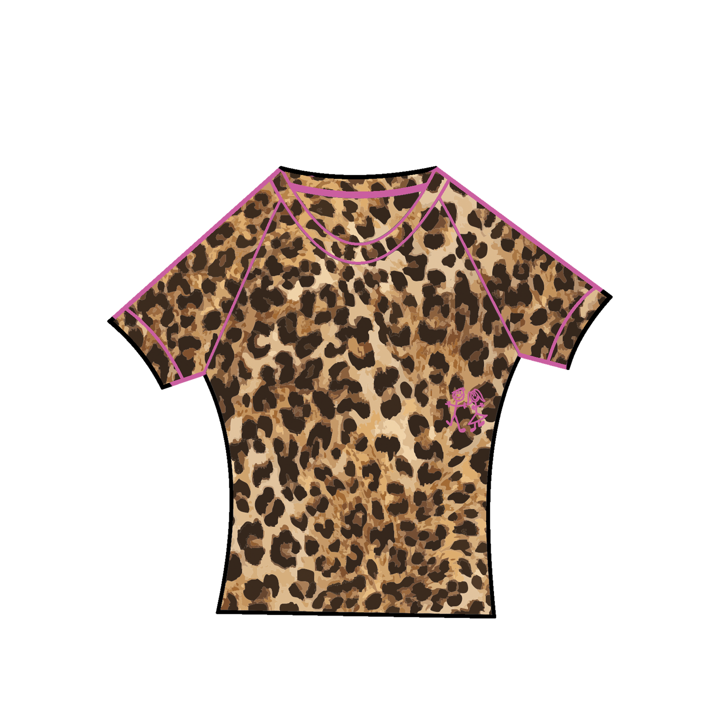Cheetah Print BBY Tee