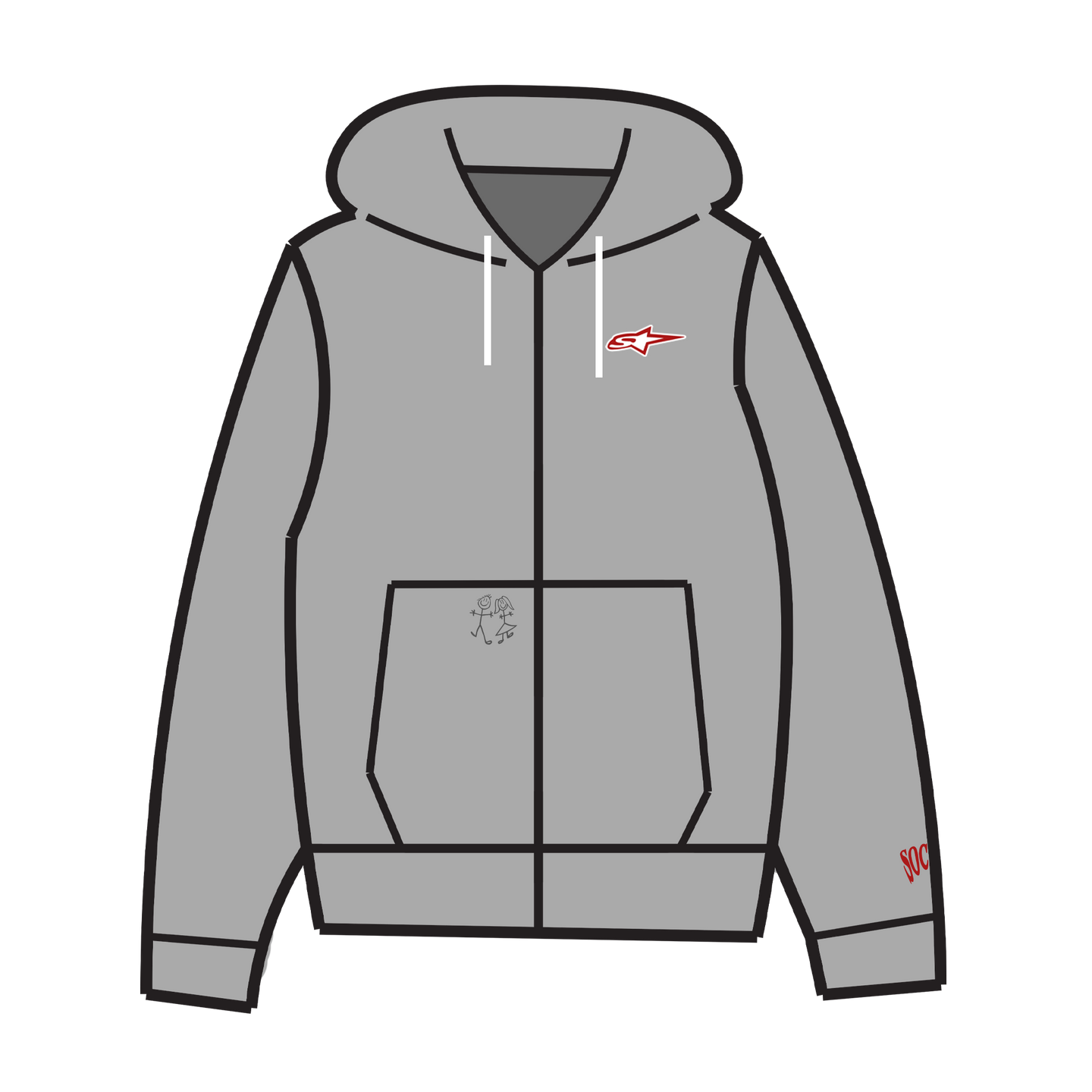 StarKid Jr ZipUp (Grey)